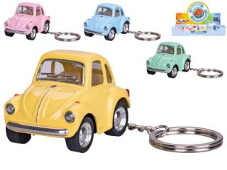 Obrázek z Klíčenka Auto Volkswagen Beetle kov 5,5cm, zpětný chod, 4dr (12) 